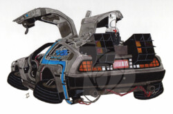 DeLorean Time Machine by Danielle Rose