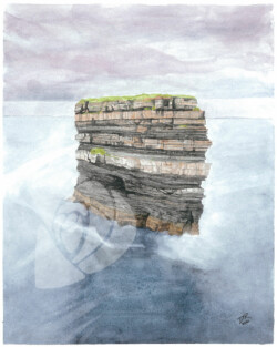 Dun Briste Sea Stack by Danielle Rose