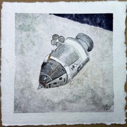 Silent Seas watercolor painting by Danielle Rose